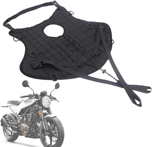Copriserbatoio Per Moto - Gilet Da Serbatoio Grande Capacità con Base di Montaggio, Borsa Impermeabile a Prova di Sole