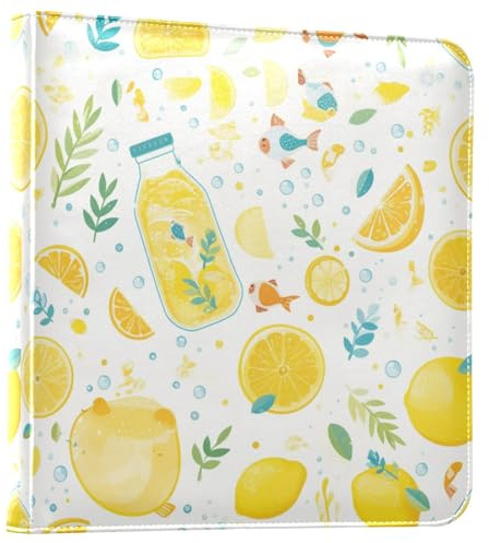 Cartoon Cod Light Yellow Summer sticker book collecting Self Adhesive Pages 2 pcs 4 x 6'' Photos album de fotos para