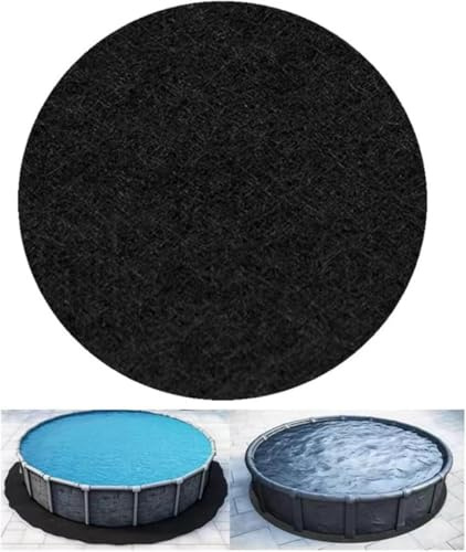 Round Above Ground Pool Liner Pad – Extra Thick Pool Liner Underlay for Above Ground Pool, Heavy Duty Protective Ground Cloth, Swimming Pool Mat for Backyard Pools
