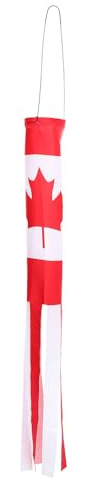 CAXUSD Manga de Viento para Jardín Diseño Arce y Bandera de Color Claro para Decoración de Hogar y Patio Manga de Viento para Jardín