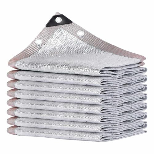 Telo ombreggiante al 99% – Rete parasole per serra con occhielli per piante da esterno, patio, posto auto coperto e pergola, telo parasole in rete (5 x 5 m)