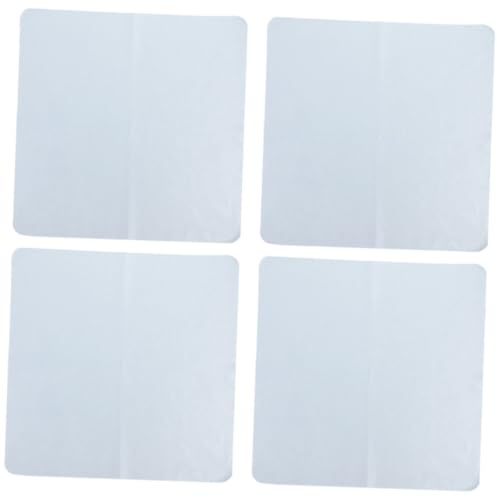 4pcs Microfiber Eyeglass Cleaning Cloths Blue Compact Lint-free | Lightweight Dirt Pickup, Tablet and Computer Storage Fit, Camera Bag Friendly Size