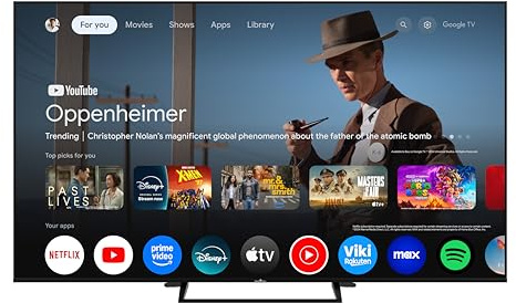 Smart Tech TV QLED 4K UHD 75' (189cm) 75QG06K Google TV- 4xHDMI - 2xUSB - HDR10, MEMC, Dolby Digital Plus