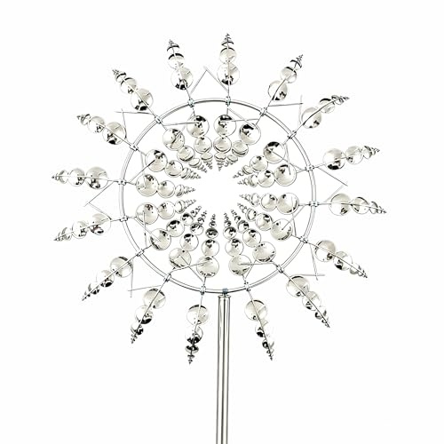 Wind Spinners For Garden，Submarine Wind Spinner, Heavy Duty Metal Kineticwind Spinners, Uv-Resistant Outdoor Garden Spinners For Patio Porch Home Gardens