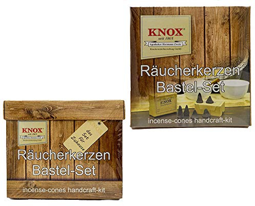 KNOX Räucherkerzen-Bastelset - Räucherkerzen zum Selbstherstellen - Made in Germany