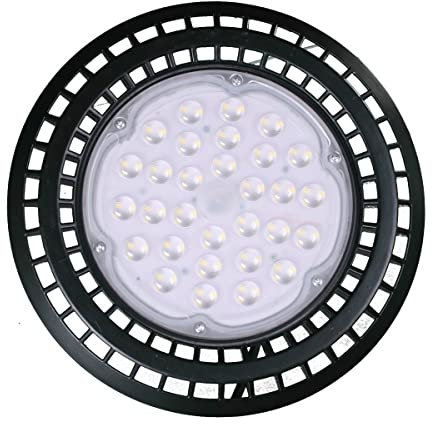 Jandei - Campana Industrial UFO LED 50W, Foco de Exterior IP65, Máximo Ahorro, Alta Potencia con 130 lm/vatio, 6500lm, Blanco Frío 6000K. Instalación en Naves, Garajes, Negocios
