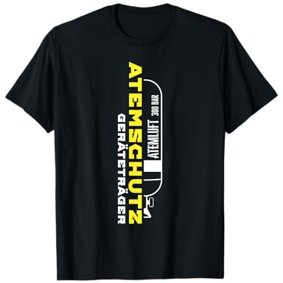 Feuerwehr Atemschutz Feuerwehrmann Geräteträger Geschenk T-Shirt