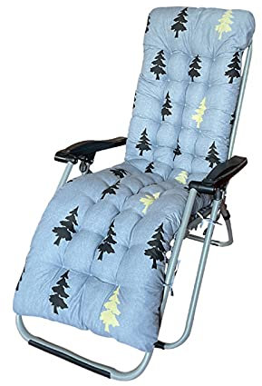 WYYUE Deckchair Auflage Liegenauflage, Garten Sitzkissen Stuhlkissen Dick 8cm, Wiederverwendbar Polster Kissen Relaxliege Sitzkissen Waschbar für Gartenstühle