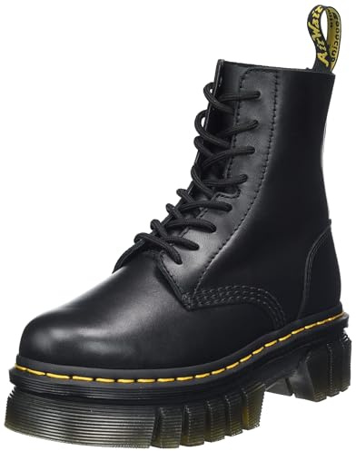 Dr. Martens Mädchen Dr. Martens bovver boots, Schwarz, 39 EU