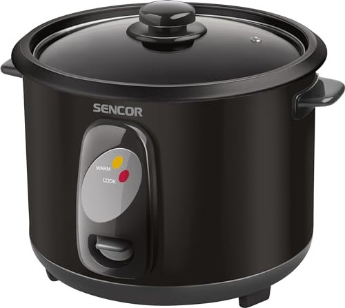 SENCOR SRM 1001BK Cuiseur à Riz, 400 W, Noir
