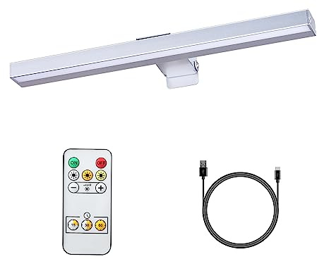 VIGMOJ 16 Wireless Picture Light with Remote Control, Picture Lighting Rechargeable with 3 Lighting Modes, LED Magnetic Dart Lamp with Timer, Battery Picture Light for Painting, Photo, Portrait