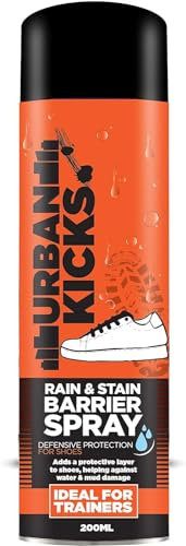 PEBBLE HUG Rain & Stain Barrier Spray 200 ml, Water Resistance, Defensive Protection for Shoes, long lasting Waterproof and stain protection, Leather and Textile Surfaces, (4 Pcs)