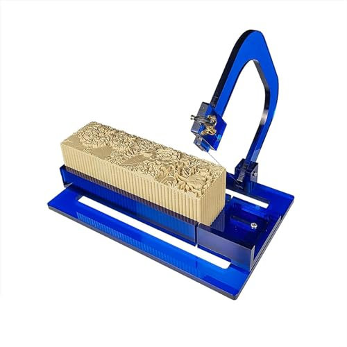IMOSEI Adjustable Adjustable Soap Cutting Tool, Professional Soap Cutter with Size Scale, Multifunction Cutting Beveler Planer Supplies Soap Cutter Box, for Handmade Soap Loaf Cheese