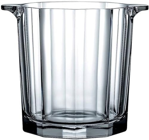 LIDDFAFA High Face Value Ice Bucket,Glass Ice Bucket,Wine Chiller Ice Cube Champagne Bucket Portable Beverage Bucket Cooler Party Ice Buckets/a/13 * 15Cm