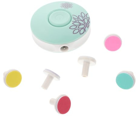 UPKOCH Elektrischer Nageltrimmer für Babys und Kinder Nagelschere Kinder Abgerundet Ergonomisch Leicht Abs 6 Schleifköpfe für Sichere Nagelpflege