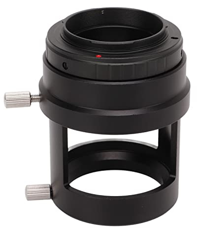 DouWen MO Spotting Scope Camera Adapter Tube, T2 to OM SLR Camera Adapter Ring with Height and Diameter Adjustment, Hollow Design Aluminum Alloy Tube for Birdwatching Lens to OM SLR Camera
