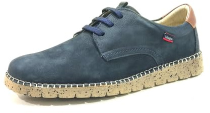 65201 Nubuck herr fritidsskor med gummisula
