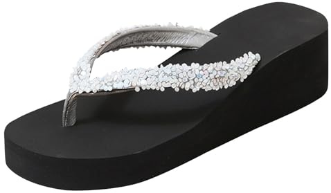 Générique tong claquette orthopédique femme Chaussures confortables et légères, semelle souple et antidérapantes, adaptées à voyages et sorties estivales(Blanc38)