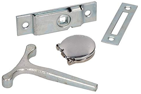 T Tee Key Lock Catch Handle Set Trailer Truck Horsebox with Escutcheon Cover