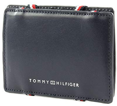 Tommy Hilfiger Damen Ho Eton Cc AND Coin Pckt Keyfob Box Münzbörse, Schwarz (Black), 5x28x23 cm