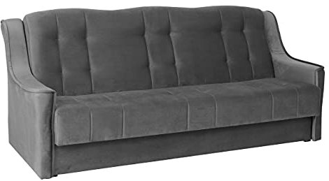 Schlafsofa Niagara, Bettfunktion, Sofa mit Bettkasten und Schlaffunktion, Bettsofa, Schlafcouch, Komfortsofa, Dauerschläfer-Sofa, Wohnlandschaft (Kronos 22)