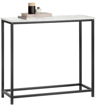 SoBuy FSB29-SCH, Console Table Side Table End Table Hall Table Living Room Table, 80x30x75cm, Black