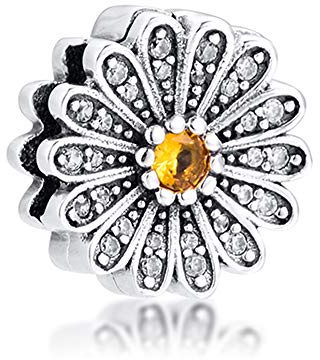 PANDOCCI 2020 Printemps Réflexions Pétillant Fleur de Marguerite Clip Clip 925 Argent DIY Convient pour Original Pandora Bracelets Charme Bijoux De Mode