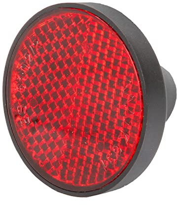 cyclingcolors 1x BIKE REFLECTOR ROUND MUDGUARD RED DIAMETER 40MM LIGHT VINTAGE BICYCLE