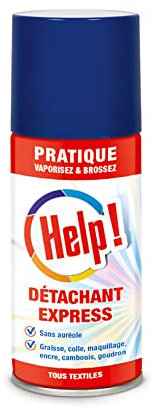 Détachant Secours à Sec 150ml - Action Express Sans Lavage : Vaporisez et Brossez