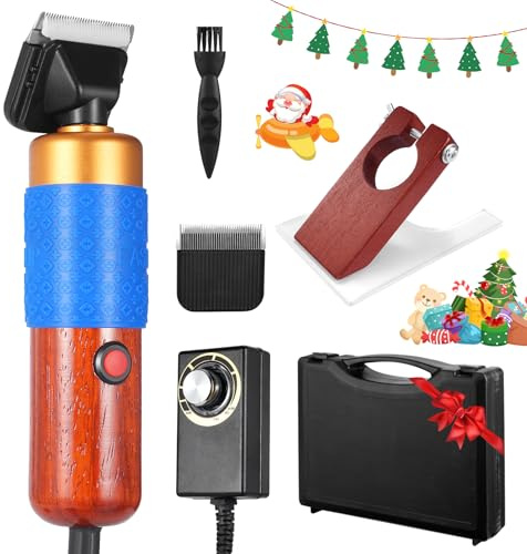 Teppich-Trimmer mit Scherführung,Aomdom 200W Elektrische Tufting-Schere Einstellbare Geschwindigkeiten Teppichschneider Hundeschermaschine für Modellieren von Cut-Flor-Teppich-Tufting
