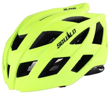 SQUALO Alpha Bike Helmet for Men Women, Bicycle Helmets with Adjustment Dial Unisex Adults Cycling Helmet for Urban Commuter Mountain Road Biker (Large (22.83-24.41 inches), Light Green)
