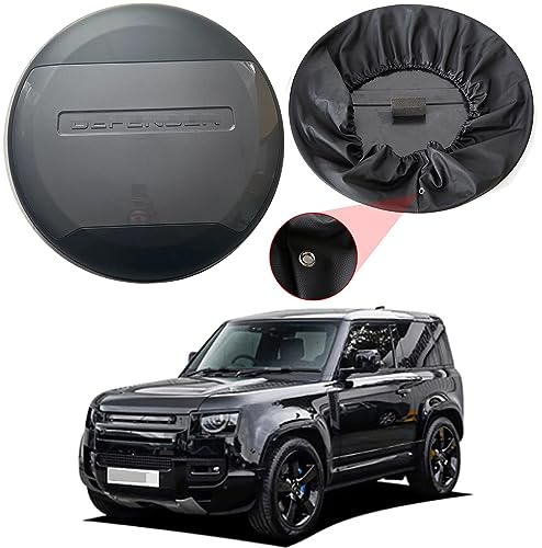 Carpathian Grey Spare Rear Tire Tyre Cover Plastic Portecor Fits for Defender 110 90 130 2020 2021 2022 2023 2024