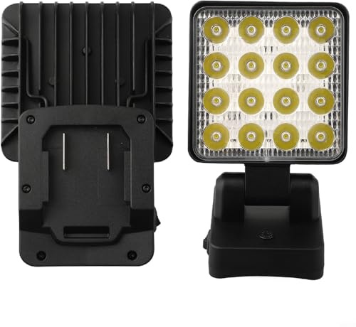 Luz de trabajo LED multimodo compatible con la serie de baterías de litio PARKSIDE X20V 18V, ligera y fácil de manejar