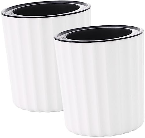 BESPORTBLE Self-watering Pots for Indoor Balcony Plants Self Priming Lazy Basin Durable Plastic Planter Pots Set of 2