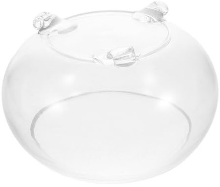 COSMEVIVI Decorative Aquarium Glass Fish Bowl Glass Bubble Bowl for Betta Fish Hydroponic Vase Planter Home Office Decorative Centerpiece