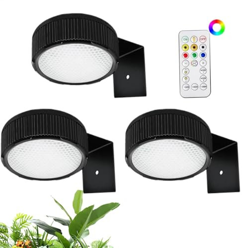 Générique Parete - Illuminazione a batteria regolata - Illuminazione da parete dimmerabile con telecomando, lampada per dipinti e opere d'arte | 3x Battery Painting Light, lampada da soggiorno