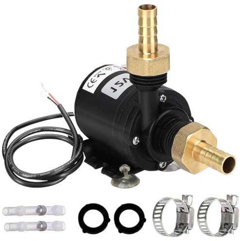 Jiavlyx Pompa Sommersa Acque, DC 12V 800L/H 19W Pompa per Acquario Fontana, Acqua Ultra-Quiet Pompa, Acqua per Acquario, Fontana, Laghetto