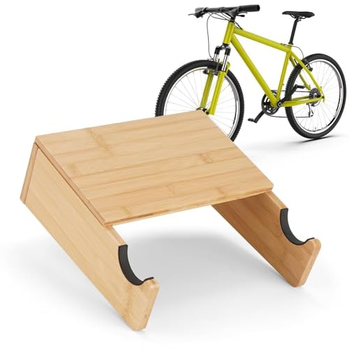 Wand-Fahrradträger für Garage, horizontale Fahrradhalterung, robuster Organizer, Holzaufhänger für Organisation, platzsparende Aufbewahrung im Innenbereich, Werkstatt, Zuhause
