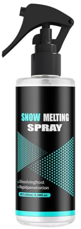 Spray Dégivrant, Degivrant Vitre Voiture, Spray Dégivrage Voiture, Agent de Fonte de Neige, Dégivreur Voitures, Accessoires Auto, Convient aux Fenêtres, Miroirs, Voitures, Pare-Brise, Fenêtres,100ml