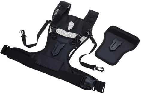 SHYYOULQE Double sangle en nylon pour appareil photo reflex numérique améliore le confort et le harnais réglable à libération rapide