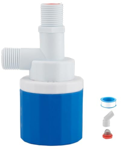 Robinet à flotteur Tuyau de précision intégré et intelligent | Vanne à flotteur de contrôle de niveau d'eau pour cuve Accessoires Domotiques Intégrés, Piscine, Fontaine, Jardin, Tour,