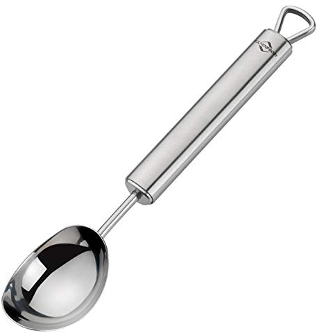 KÜCHENPROFI Dessertportionierer PARMA, rostfreier Edelstahl, 23 cm | Eisportionierer, spülmaschinenfest, rostfreier Edelstahl, für Desserts, Eis und Mousse, 23 cm Gesamtlänge