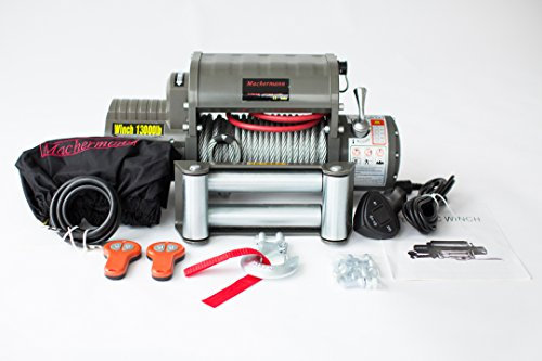 Machermann Neue Elektrische Seilwinde 24 Volt,Winde, Winden, Seilwinden, 13000 lb, 5,9 t. Winde,2 x Funkfernbedienung