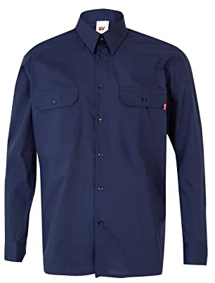 Velilla 520 - Camicia a maniche lunghe, colore blu marino, taglia XL