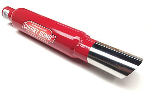 The Urban Company Cherry Bomb Universal Performance Exhaust Back Box Slash Cut Fits Nissan