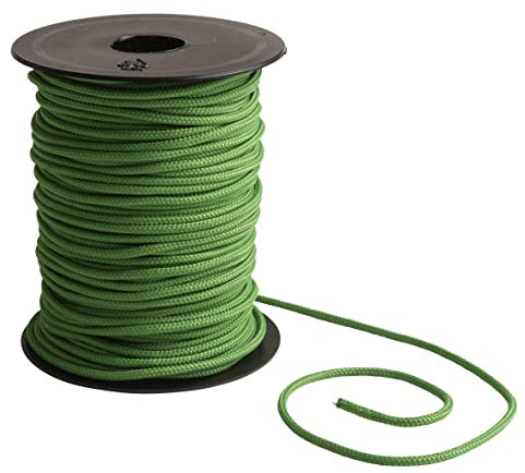 IPEA Cuerda para Cortinas Venecianas Color Verde Guisante – 50 Metros – Made in Italy – Cordón de Nailon para Cortinas al Paquete, Mantivas, Persianas, Accesorios – Grosor 3 mm