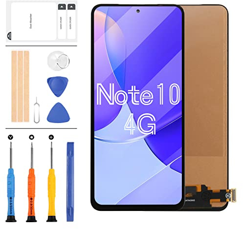LADYSON para xiaomi redmi Nota 10 4G Pantalla LCD para xiaomi redmi Nota 10S 4G reemplazo de Pantalla para hongmi Nota 10 Pantalla para hongmi Nota 10s 4G Pantalla táctil digitalizador Kit de Montaje
