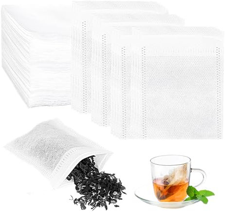 AiQInu Sacchettini per Lavanda Vuoti, Bustine da Tè Filtro 150Pcs, Filtro the Infusione, Filtro per Il Tè