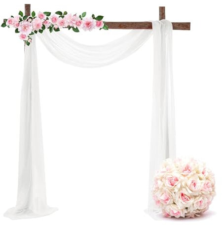 Arco de Madera Romántico para Boda y Jardín, Decoración Nupcial con Diseño Enrejado, Estilo Rústico con Rosas para Interiores y Exteriores