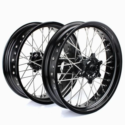 Vorne 19 2,15 / 17 3,5 Hinten 2,15 18 19 / 17 5 Felgennabe Für SHERCO 125 250 300 450 500 Für SEF Factory Für SEF-R Stahlfelge Hinterradnabe Radfelgen Kreis Nabe(Color:3.5 5.0 Black)